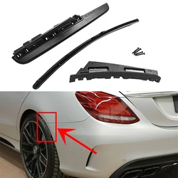 Rear Bumper Cover Fender Flare Extension Wheel Eyebrow Lip For Mercedes Benz W205 C180 C200 C250 C300 C400 C43 C63 AMG 2015-2021