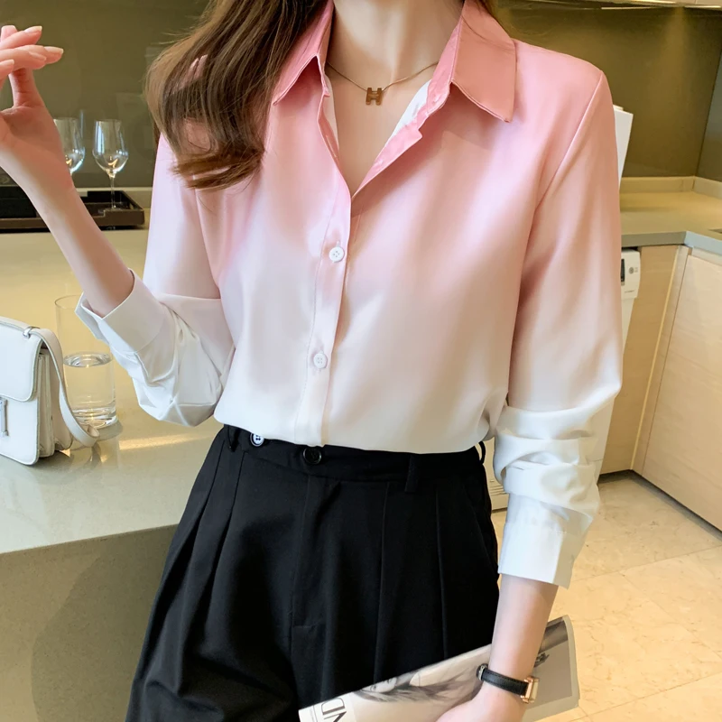 

Fashion printing ladies shirts Women's Blouses Spring Autumn Long Sleeve Shirts Tops Blusas Mujer