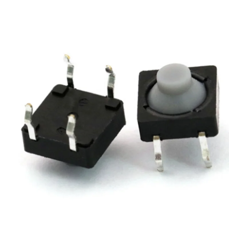 8*8*5MM conductive silicone switch directly inserted 4 foot button micro switch