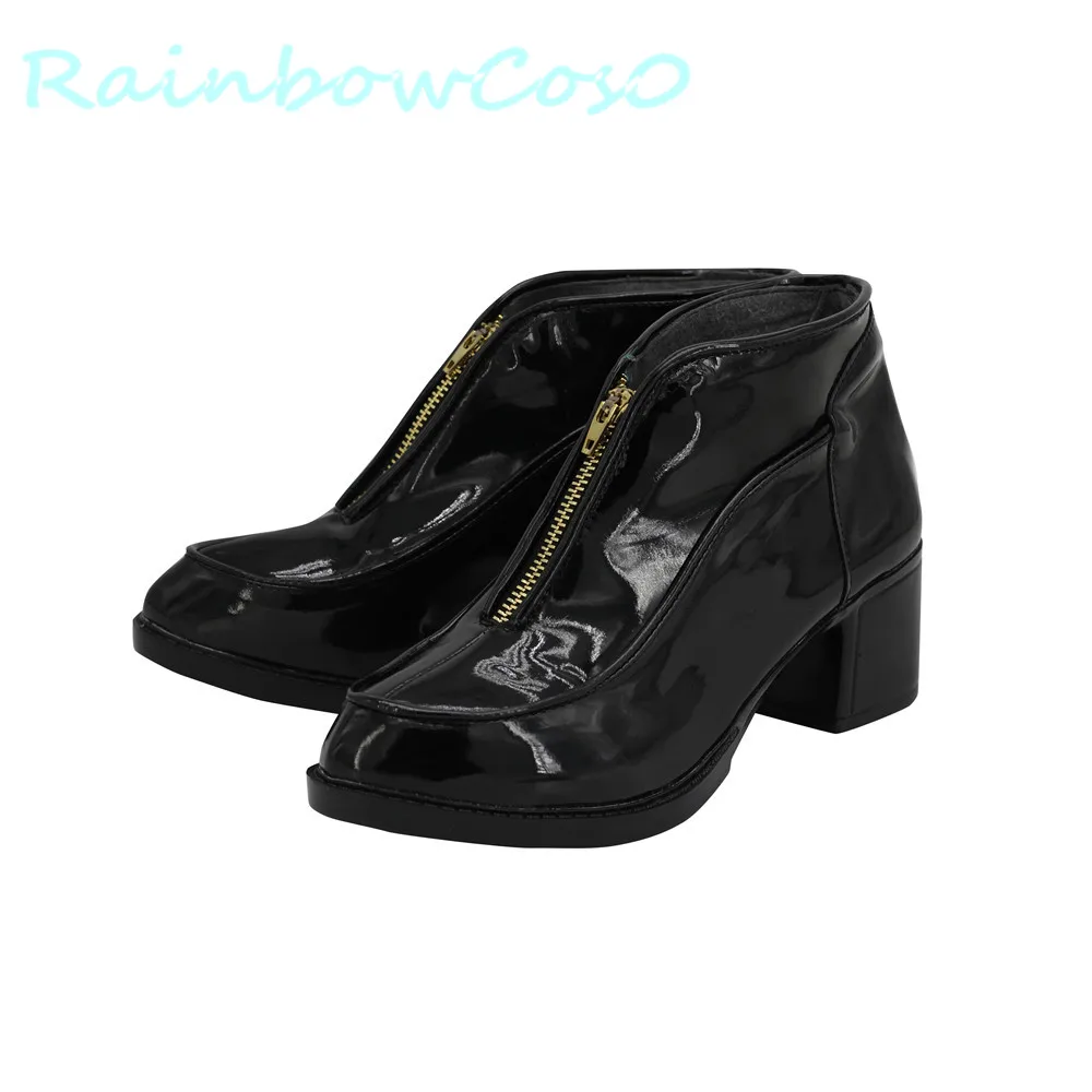 Rainbowcos0 sapatos cosplay aventura bizarra de jojo vento dourado giorno giovanna botas jogo anime halloween