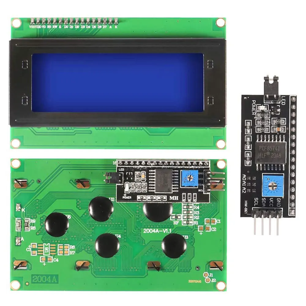 IIC/I2C/TWI 2004 Serial Blue Green Backlight LCD Module for Arduino UNO R3 MEGA2560 20 X 4 LCD2004