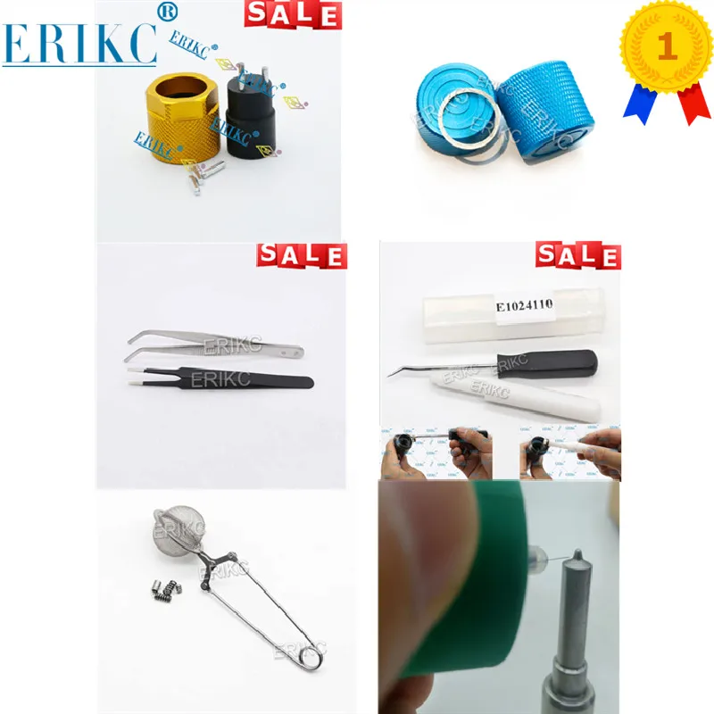 F00VC99002 Sealing Ring Injector Nozzle Valve Filter Repair Spare Parts Cleaning Basket Tool Tweezers Remove Tool Grinding Shims