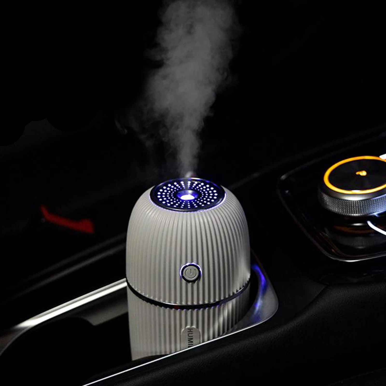 Mini Portable Air Humidifiers, Air Purifier, Mist Sprayer, Essential Oil, Aroma Diffuser for Home, Car with Colorful Light