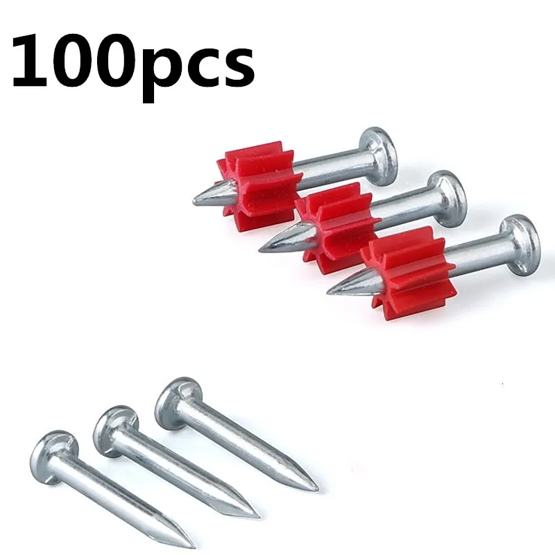 100Pscs Hard Cement Wall Steel Nails Hardened Advertisement Nail Cement Steel Nails Furniture hardware Nails