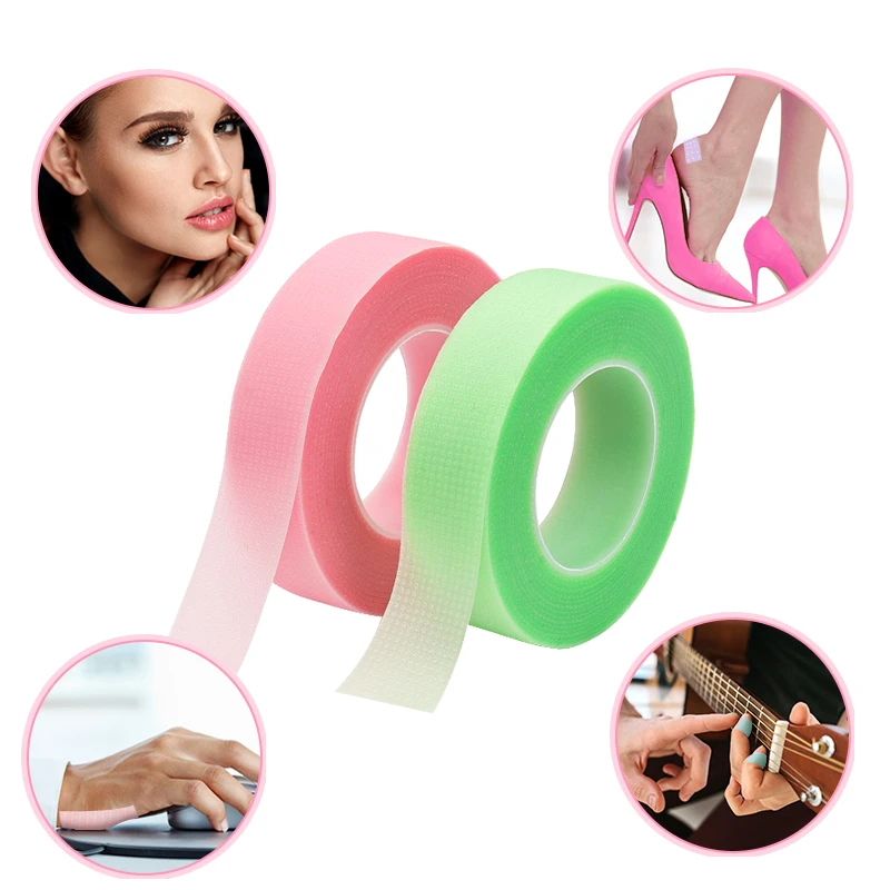 10pcs Eyelash Extension Tape Big Size Soft Medical Breathable Adhesive Tape Under Eye Pads False Lash Patch Makeup Tool