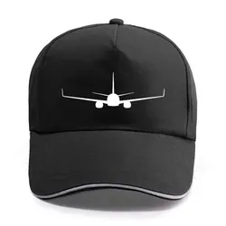 New Baseball Hat Boeing 737-800 Plane Print High-quality Men Women Hat Casual Fashion Unisex Baseball Caps Snapback Hats