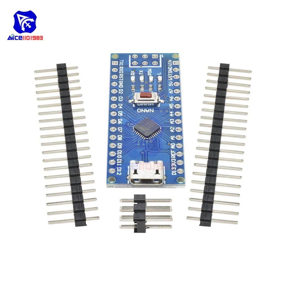 Diymore Micro USB Adapter CH340 Nano V 3,0 ATMEGA328P-MU ATMEGA328 Mikrocontroller Module Development Board für Arduino