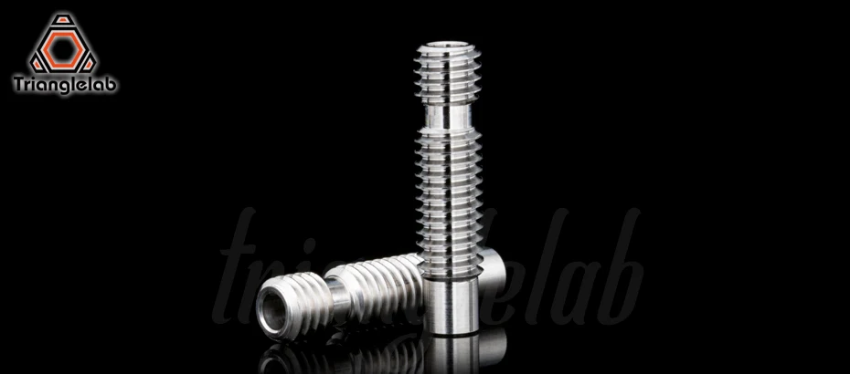 Trianglelab 3,0 mm Titanlegierung Heat Break GRADE5 für V6 HOTEND Volcano Heizblock 2,85/3,0 mm 3D-Drucker Zubehör – Detail 4