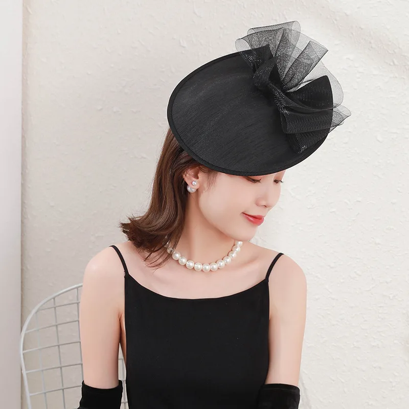 

Womens Felt Hat Wedding Bridal Hats and Fascinators/headpiece/party Hat/corsage Elegant Black Bridcage Party Hair Accessories