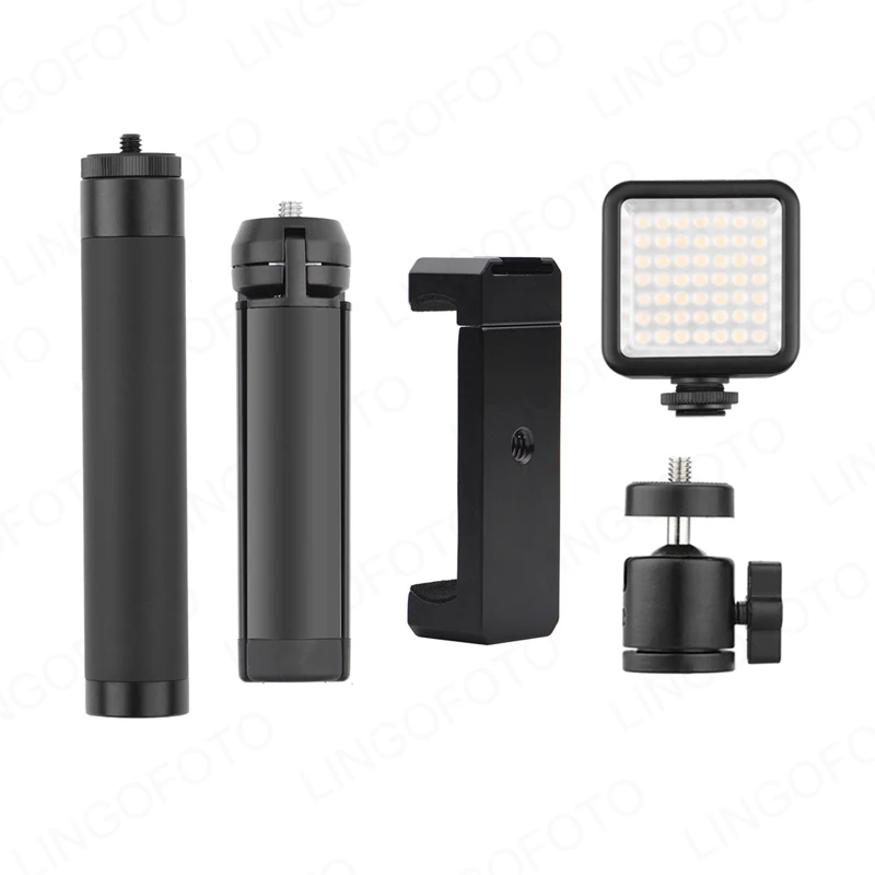 Tripé extensor de iluminação fotográfica de led, suporte para celular, para gopro, live streaming uc9994