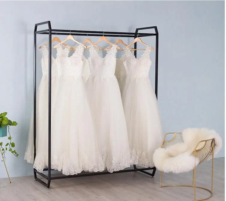 

Wedding dress rack be born to hang clothes rack Europe type wedding dress store displays rack high-grade double layer dress rack