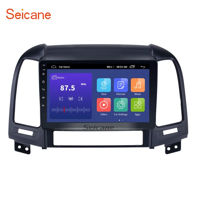 

Seicane 2Din Android 10.0 9 Inch Car Radio For 2005-2012 HYUNDAI SANTA FE GPS Navi Stereo Multimedia Player Head Unit 4G Wifi