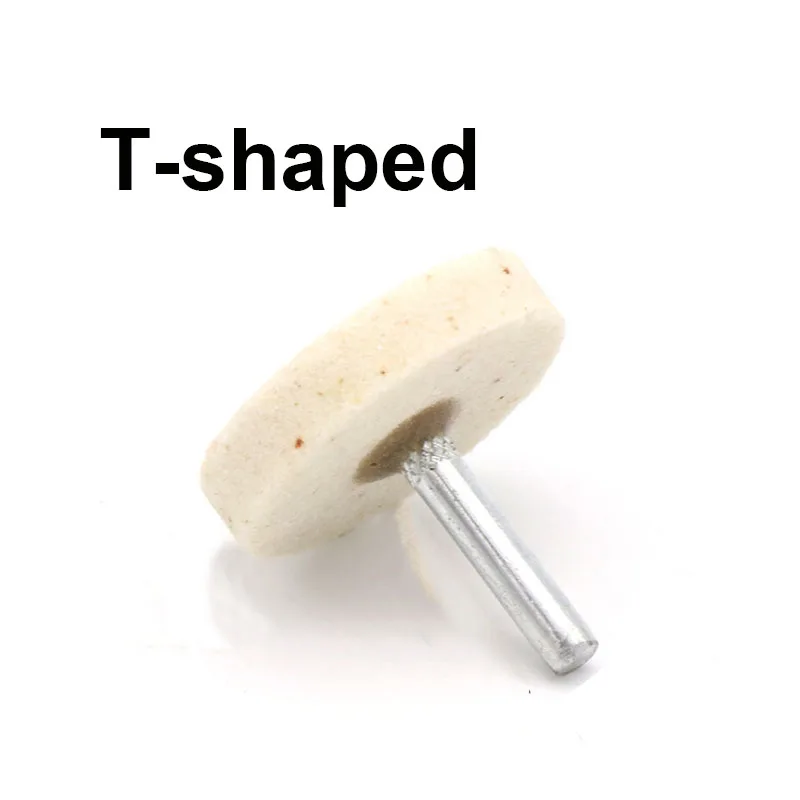 Shank 6mm White Corundum Polishing Wheel Grinding Head Abrasive Tool Mounted Stone Points Electric Grinding Accessories