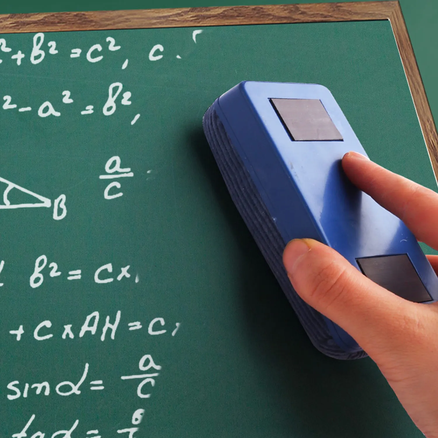 100 قطعة قابل للغسل الملونة بلا غبار طباشير مع 5 قطعة الطباشير حامل كليب و 1 قطعة ممحاة للمدرسة مكتب السبورة الزجاج