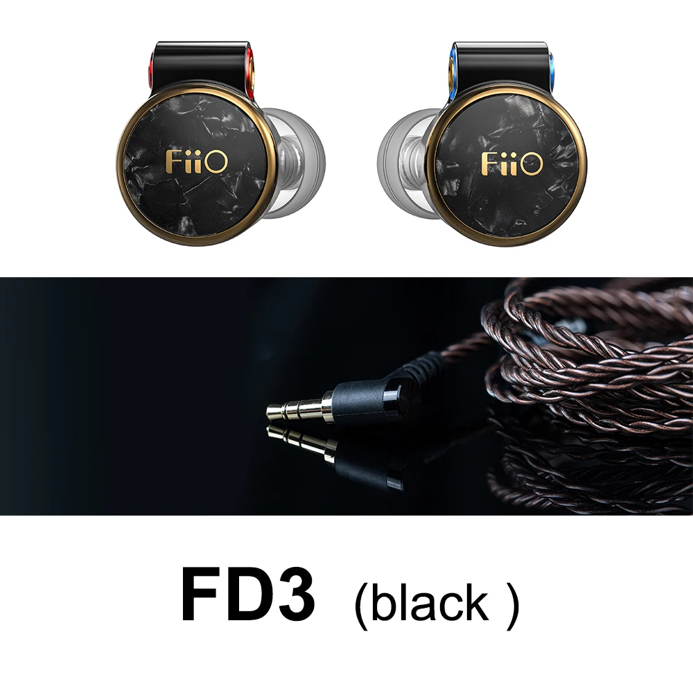 FiiO FD3/FD3 Pro 1DD Dynamic In-Ear Earphone Hi-Res Audio Headset