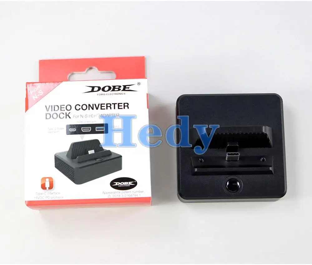 Nintendo Switch用ポータブル充電ステーション,Cタイプ充電スタンド,TVビデオアダプターとHDMI互換,変換,1個