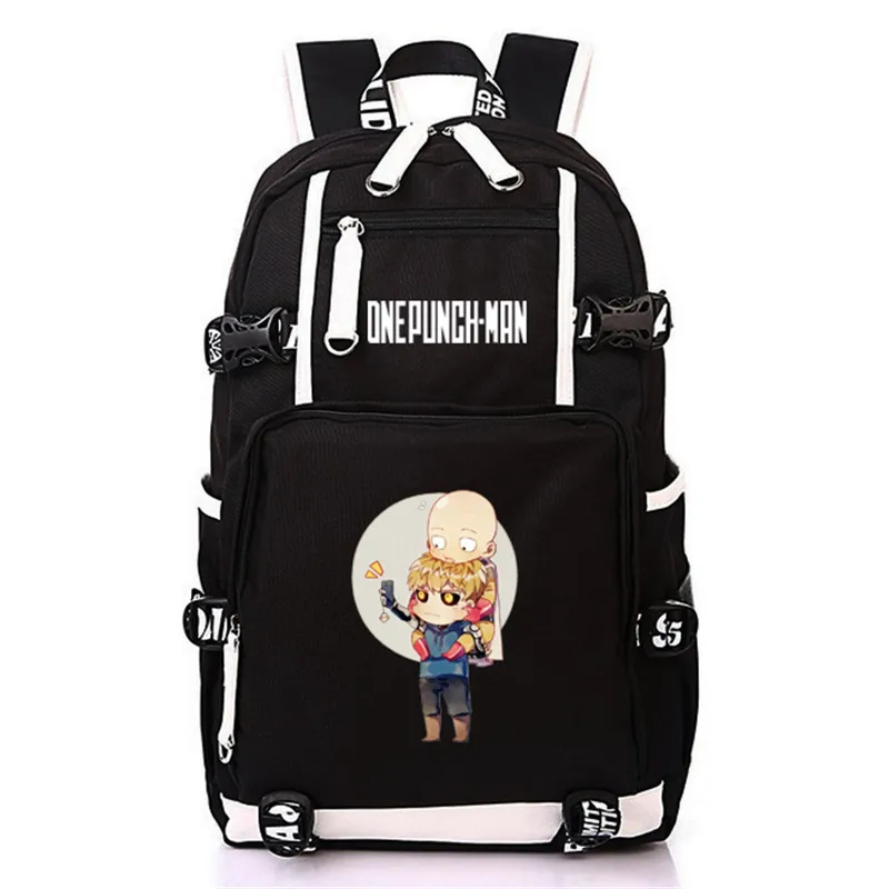 ONE PUNCH-MAN Anime Men Backpack Gift Pen bag Oxford School Bags USB Charging Laptop Backpack Women Travel Bagpack Girls Bookbag