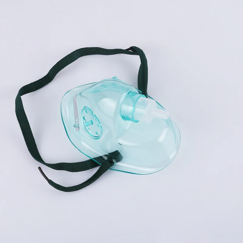 Canack Disposable Oxygen Mask With Adjustable Headgear For Adult Breathing In Clinic Health Care Medical Or Home image 2