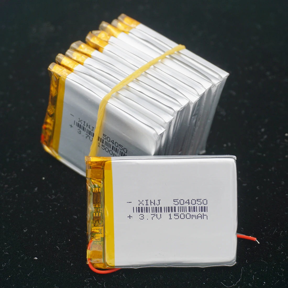 

10pcs 3.7V 1500mAh 5.55Wh Rechargeable Li-Polymer Li Lithium Battery 504050 For GPS Sat Nav Car Camera Driving Recorder Dashcam