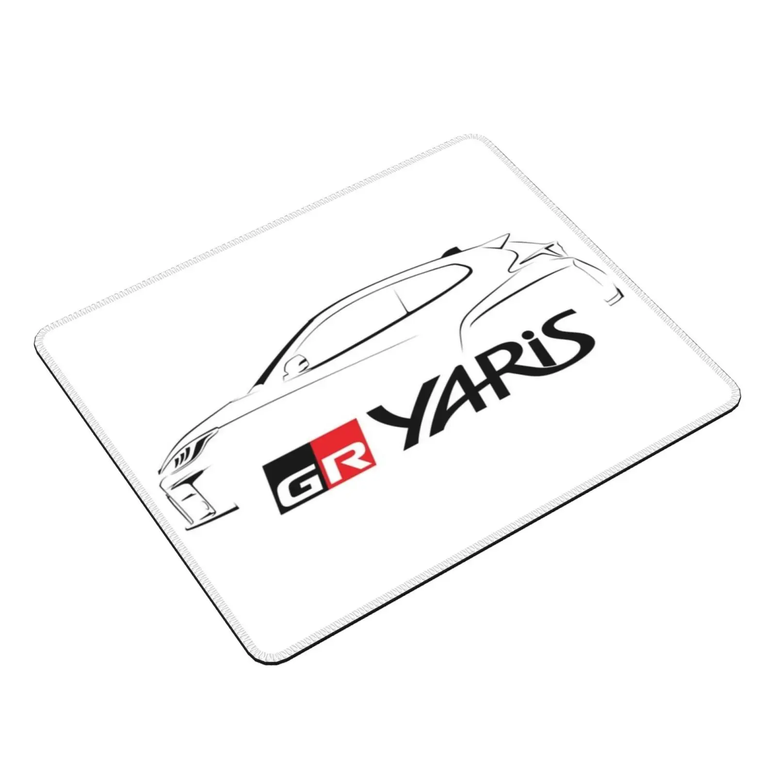 Gr Yaris Hình Bóng-Đen Miếng Lót Chuột DIY In Đệm Gazoo Đua Gr Yaris Gr Yaris Wrc Rallye Biểu Tình