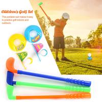 Professional Children Kids Outdoor Sports Games Toys Multicolor Plastic Mini Golf Club Set Parent-child Interactive Game Outdoor