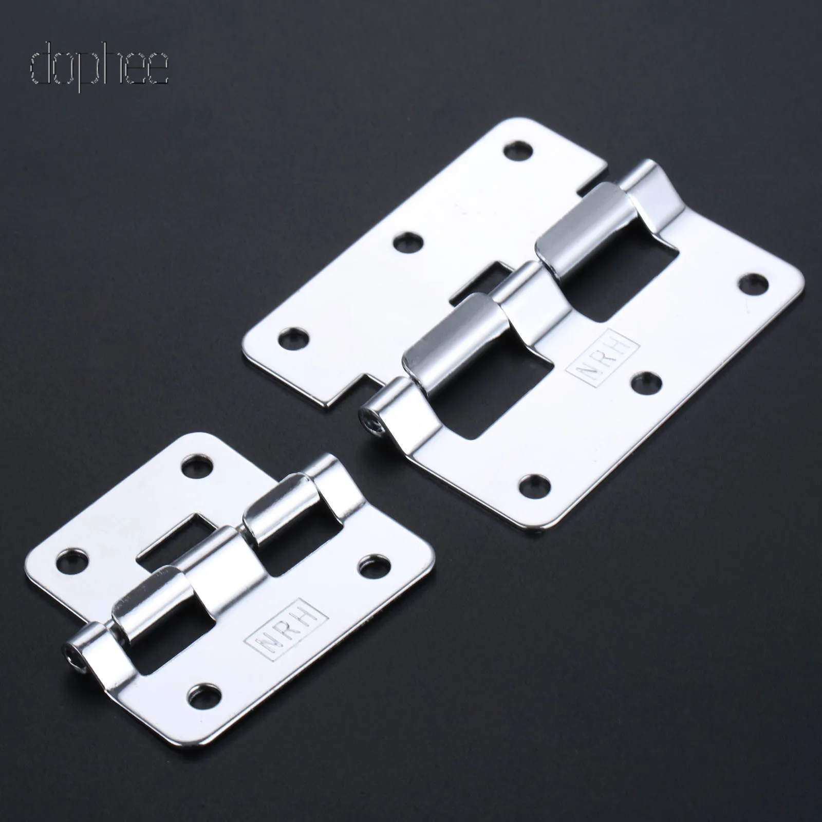 dophee 1/2pcs Furniture Support Hinge Cabinet Hinges Accessories Door Hinges Drawer Jewellery Box Hinge