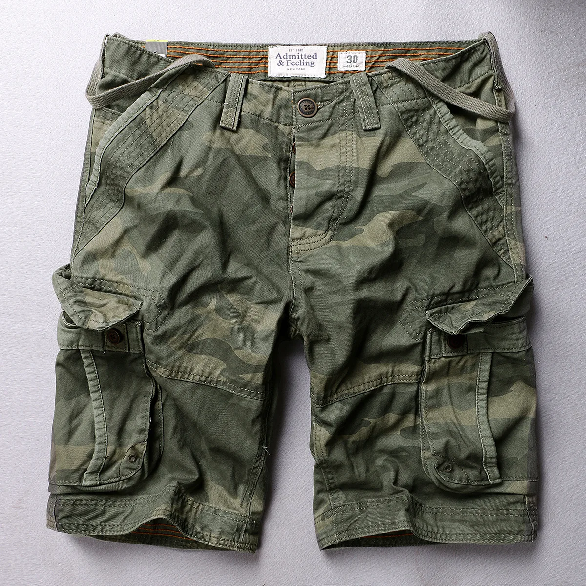 

Camouflage Camo Cargo Shorts Men 2020 New Mens Casual Shorts Male Loose Work Shorts Man Military Short Pants Plus Size 29-38