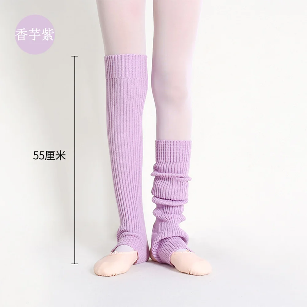 New Autumn Winter Professional Women Knitting Dance  Leg Warmer Ankle Socks Adult Warm Leggings Socks for Ballet