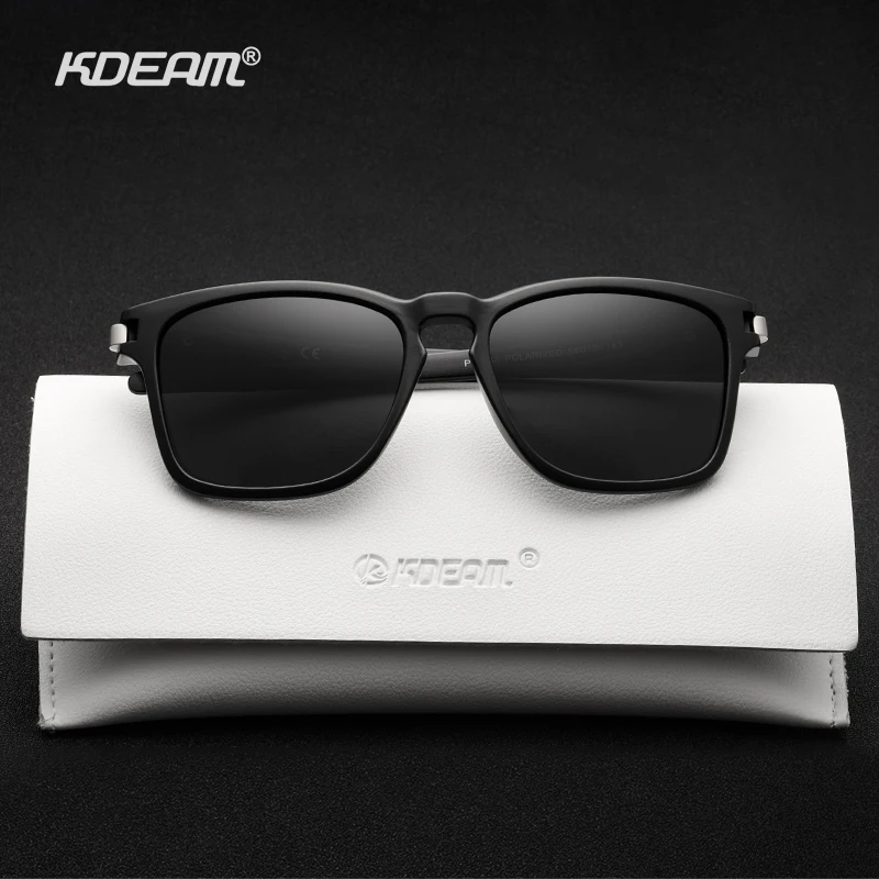 KDEAM Fresh Look Polarized Women's Sunglasses Suitable for Medium to Large Faces Durable Clear Frame Sun Glasses Women KD358