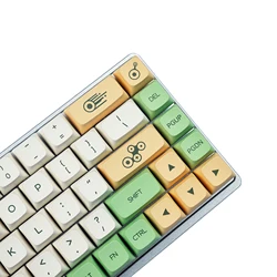 Retro PBT Custom Keycaps ZDA Similar to XDA Keycap Dye Sub For MX Split Keyboard 104 87 GK61 96 84 GK64 68 SP64 SP84 Key caps