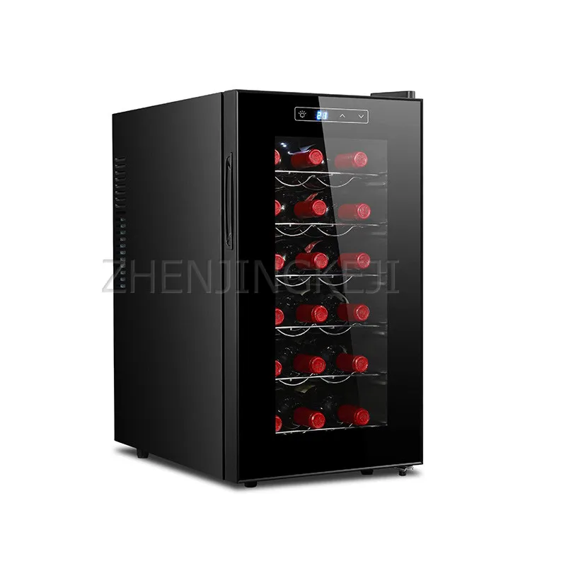 18 Sticks Electronic Red Wine Shelf Constant Temperature Wine Cabinet Tea Refrigeration Cabinet Cigar Cabinet Home Ice Bar 220V