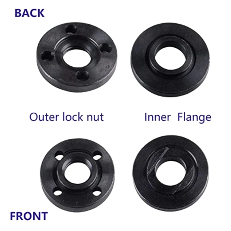 125 dadi flangiati smerigliatrice angolare 2x/set 5/8 smerigliatrici angolari elettriche strumento dado di accesso