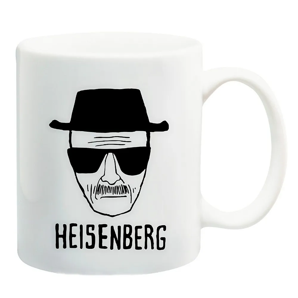 HEISENBERG Breaking Bad Walter White Mug Tea Home Decal Beer Coffee Mug Gift Cup