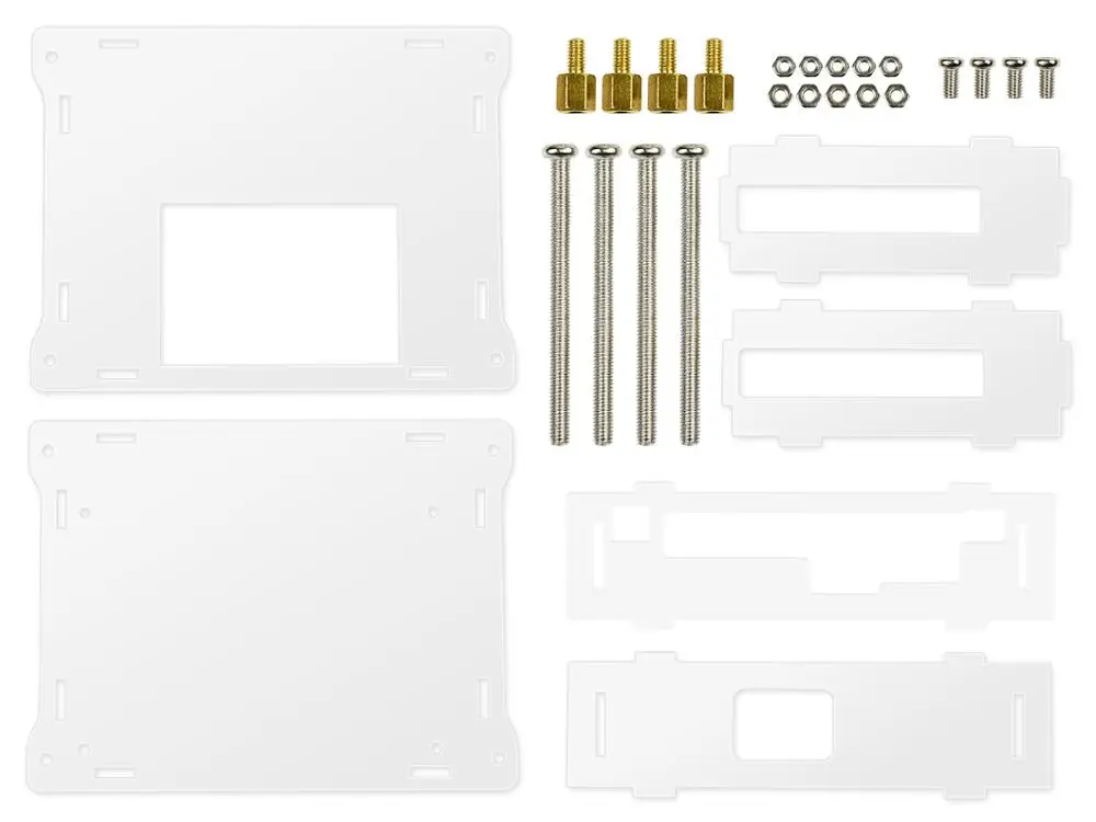 Waveshare Acrylic Clear Case, Specialized for Jetson Nano 2GB Developer Kit, Easy Access For GPIO And Camera Port