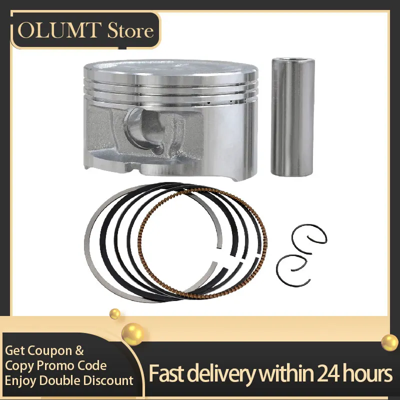 Akcesoria motocyklowe rozmiar otworu cylindra 69mm 69.25mm 69.5mm 69.75mm 70mm pierścienie tłokowe pełny zestaw dla YAMAHA YP250 Majesty 4HC