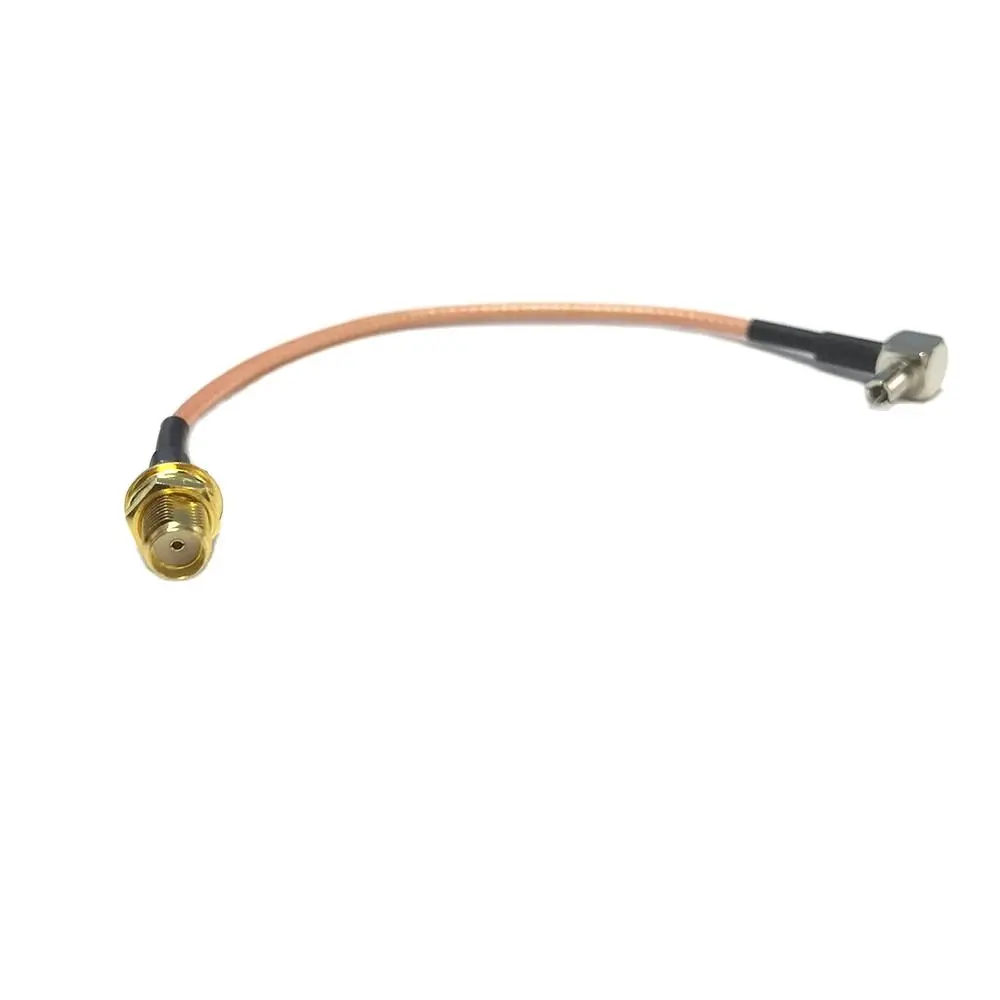 1PC Pigtail SMA Female Nut To TS9 Male Connector RF Coaxial Cable RG316 RG174 RG178 15CM