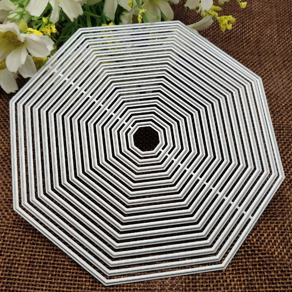 Geometrie Metall Schneiden Stirbt Echt Bild Gestanzt Sammelalbum Papier Handwerk Messer Form Klinge Punch Schablonen Sterben