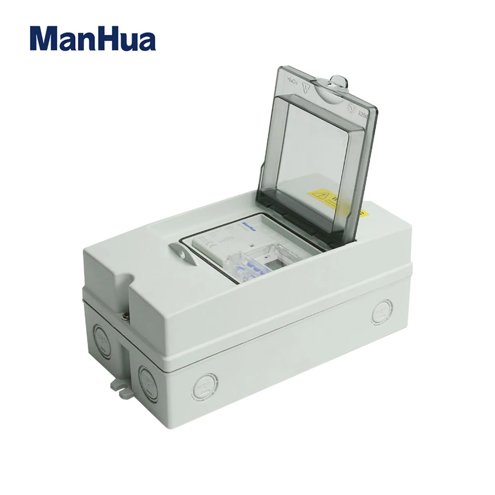 ManHua 17 ON/OFF Single Phase Time Switch MT151C-63 With Water Proof IP65 Digital Timer Switch Control Box