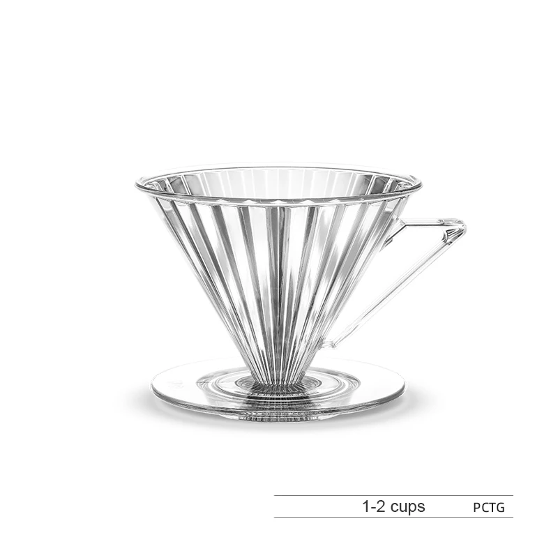 DRIPPER 1-2 Cups Pour over Coffee Filter Cup reusable Coffee Maker Coffeeware artículos para café Pour Over Conical Coffee filte