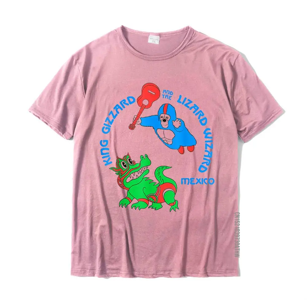 King Funny Gizzard The Lizard Gift Wizard T-Shirt Funny Normal Tops & Tees Cotton T Shirt For Men Funny