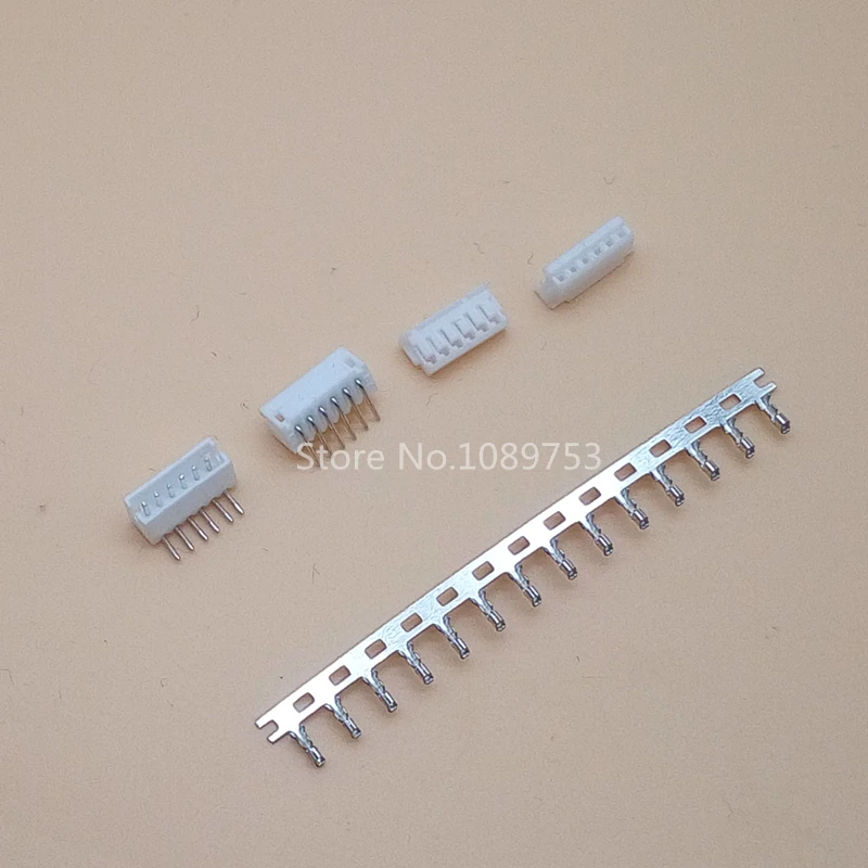 20 Sets JST ZH 1.5mm 2/3/4/5/6/7/8/9/10Pin Right Angle Pin Male, Female Connector Socket with Crimps