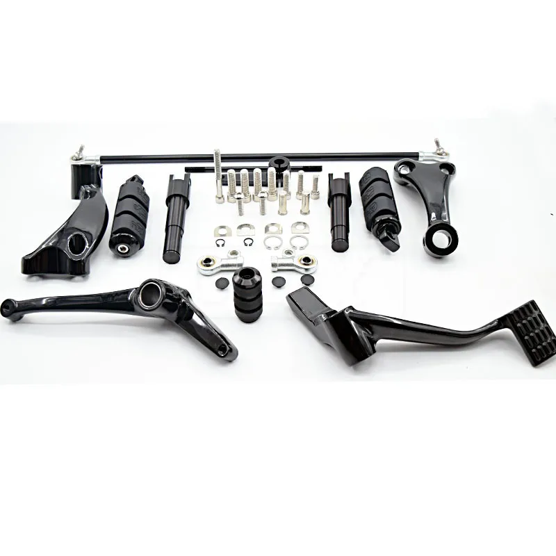 XL 1200 For Harley Sportster XL 883 1200 XL883 Iron 883 XL1200X Motorcycle Forward Controls Kit Foot Pegs Levers Linkages