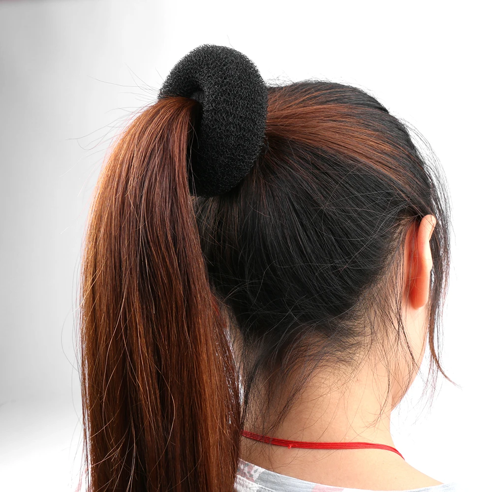 1PC Magic Donut Shaper Hair Ring Elegant Women Girl Hair Bun Maker Hair Ring Hair Rollers Beauty Styling Hair Accessories Tools
