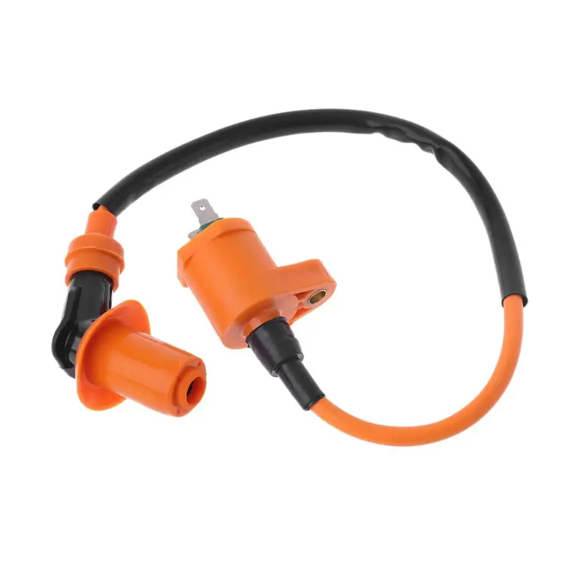 Bobina de encendido de competición para motocicleta, piezas de repuesto para motores GY6, 50cc, 125cc, 150cc, 250cc, ciclomotor, ATV, Qaud