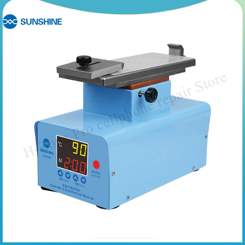 SUNSHINE S-918F Universal LCD Separator For edge screen inframe separating oca cleaning remover machine 360degree Rotating Plate