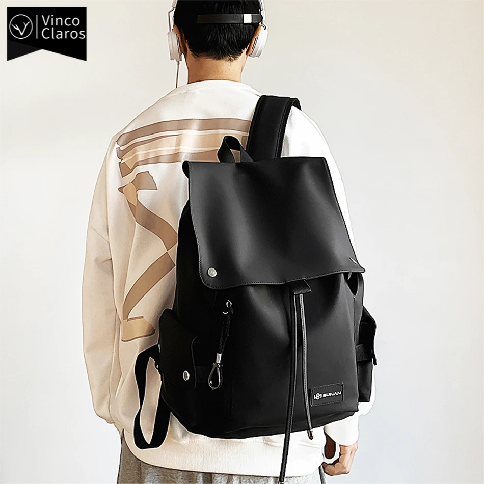 Simple Urban Man Backpack Trend Designer Backpacks for Men Waterproof Men's Laptop Bag Fashion Youth Large Capacity Travel Bags