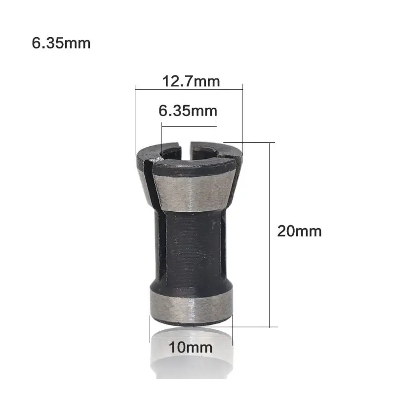 3 teile/satz 6mm 6,35mm 8mm Holzbearbeitung Router Bit Gravur Fräser Spannfutter