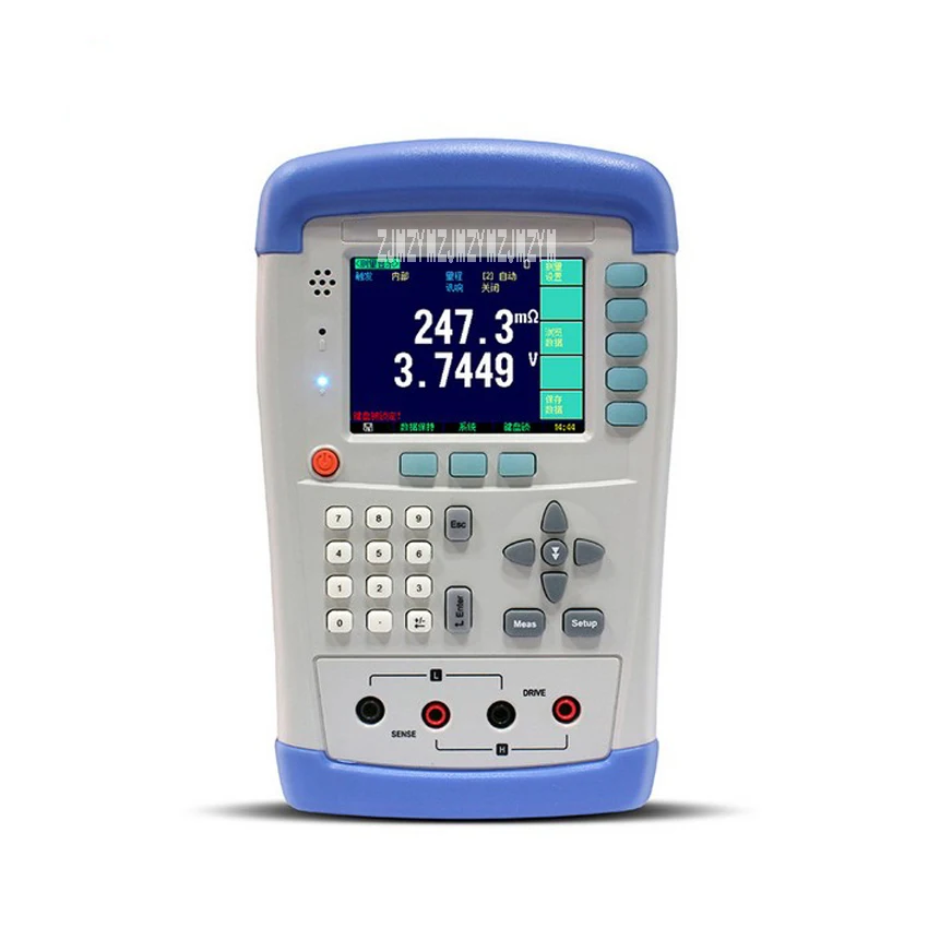 AT528L High Quality Handheld Battery Tester Portable Digital AC Resistance Meter DC Voltage Battery Tester 100-240V50/60Hz 0.35A