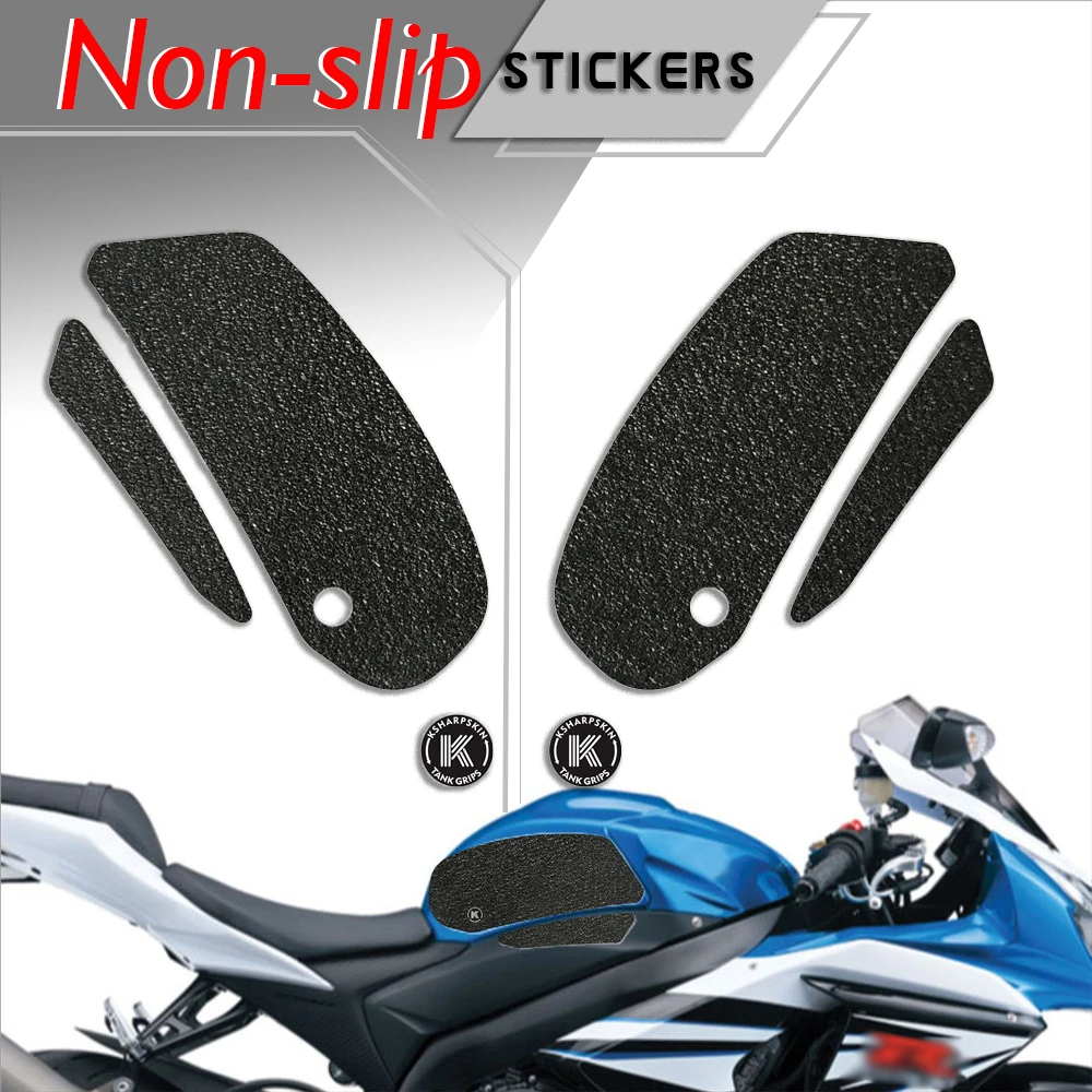 Motorcycle tank grip fuel tank traction pad side knee grip friction protector sticker for SUZUKI 2009-2016 GSX-R1000