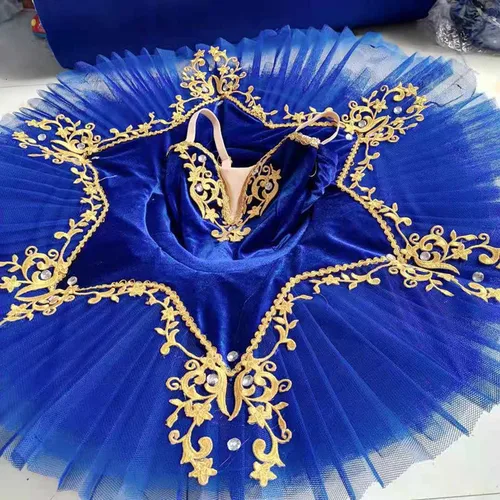 Imagen 2 del producto Tutú de Ballet profesional para niñas y niños, tutú de Ballet para mujeres adultas, trajes de baile de Ballet para fiesta, vestido de Ballet para niñas
